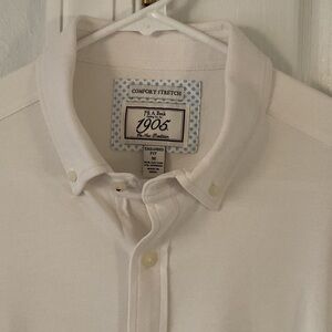 Jos A. Bank Comfort Stretch White Men's Shirt Size M